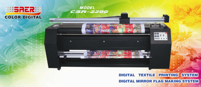 Η διπλή δευτερεύουσα άμεσα ψηφιακή μηχανή υφαντικής εκτύπωσης για την εσωτερική και υπαίθρια αφίσα κάνει 2