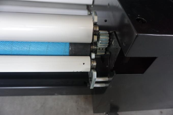 Διπλή μηχανή εξάχνωσης χρωστικών ουσιών πολυεστέρα εξάχνωσης CMYK 1.8m για τον υφαντικό εκτυπωτή 0