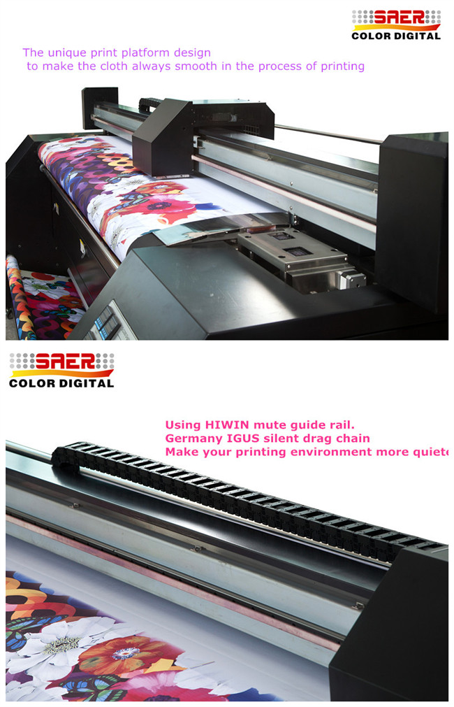 Ψηφιακή μηχανή υφαντικής εκτύπωσης για το δείγμα που κάνει τις λύσεις εκτύπωσης 3