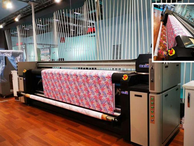 1800DPI υφαντικός ψηφιακός εκτυπωτής μελανιού Sulimation χρωστικών ουσιών μεγάλου σχήματος μηχανών εκτύπωσης 1