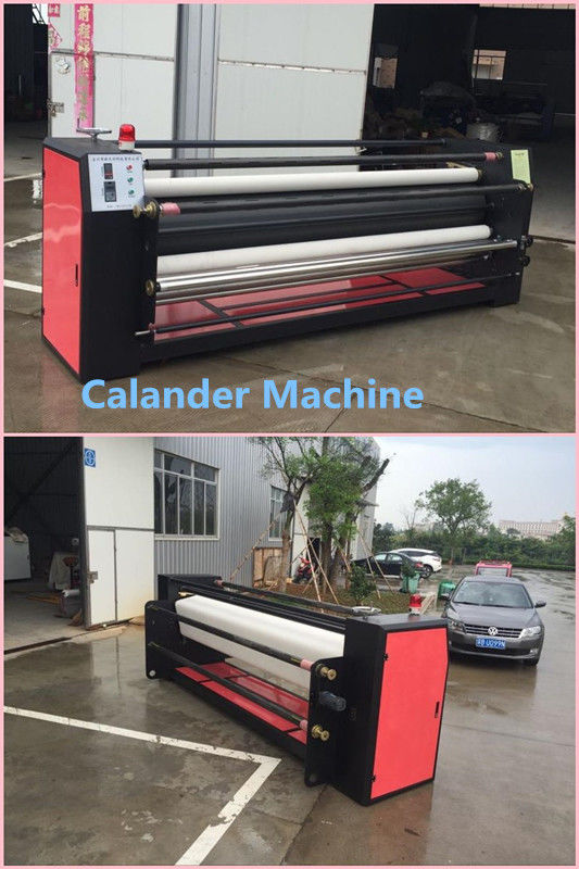 Ύφος 1m πλάτος περιστροφικό Calander κυλίνδρων μηχανών μεταφοράς θερμότητας εκτύπωσης εξάχνωσης 2