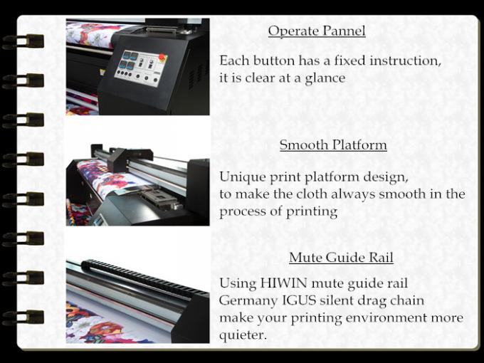 Συνεχής μελανιού μηχανή υφαντικής εκτύπωσης ανεφοδιασμού ψηφιακή με το βασισμένο στο νερό/μελάνι διασποράς 4