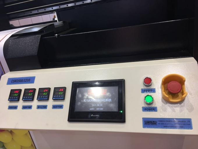 Μηχανή υφαντικής εκτύπωσης Inkjet, δύο/τέσσερα κεφάλια Kyocera εκτυπωτής σχεδιαστών εμβλημάτων 0