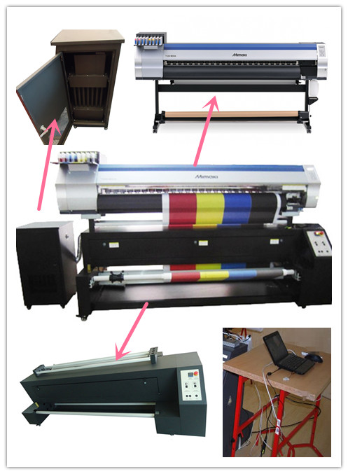 Ρόλος για να κυλήσει τον εκτυπωτή Inkjet υψηλής ταχύτητας ψηφίσματος μηχανών εκτύπωσης σημαιών 1440dpi 2