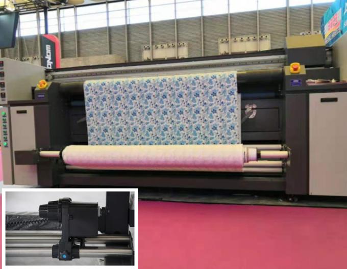 Ψηφιακή μηχανή εκτύπωσης μεγάλου σχήματος μηχανών εκτύπωσης υφάσματος υφάσματος βαμβακιού 0
