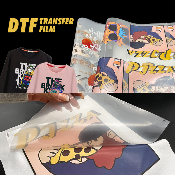 Ψηφιακός ρόλος ταινιών Dtf Pet εκτύπωσης Inkjet για τον εκτυπωτή μπλουζών 0