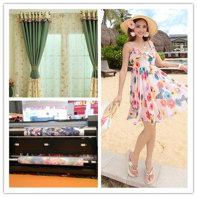 Υφαντικές ψηφιακές μηχανές εκτύπωσης σχεδιαστών 1400dpi υφάσματος μεγάλου σχήματος