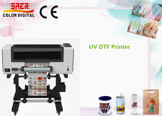 30cm UV Dtf εκτυπωτής για αυτοκόλλητο εκτύπωση Roll To Roll Inkjet εκτυπωτής σε οποιοδήποτε σκληρό υλικό