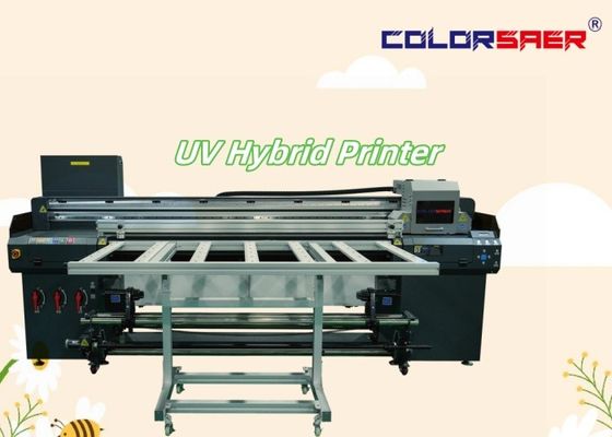 6 ποδιών ψηφιακό UV Plotter Flatbed & Roll To Roll UV υβριδική εκτυπωτική μηχανή με λογισμικό Maintop ή ONYX