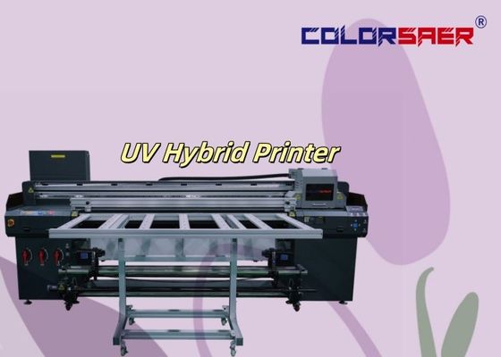 6 πόδια Flatbed & Roll για να κυλήσει όλα σε ένα υβριδικό εκτυπωτή για διαφορετικά υλικά