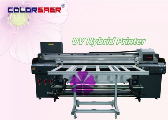 Ψηφιακός UV Inkjet Υβριδικός Πυκνωτής Μεγέθους εκτύπωσης 1,8m με τυποποίηση από ρολό σε ρολό και ακανόνιστο σχήμα