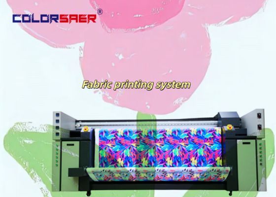 Color SAER Quality Assurance Inkjet Plotter 4 & 8 Μηχανή έγχρωμης κλωστοϋφαντουργικής εκτύπωσης για υφάσματα πολυεστέρα και βαμβακιού