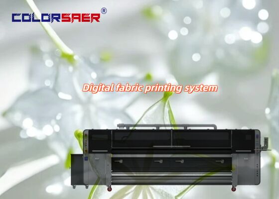 SAER COLOR Πρωταθλητικός εκτυπωτής υπολίμανσης χρωστικών με κεφαλή εκτύπωσης KJ4B-QL 3200mm πλάτος εκτύπωσης αυτόματο ρολό για ρούχα βαμβακιού και πολυεστέρα