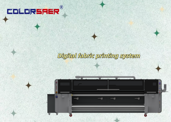 Large Size Industrial Printheads Digital Textile Printer With High Volume Output For Cotton And Polyester Fabric