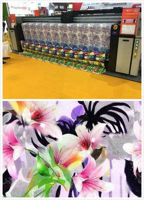 Επικεφαλής σχεδιαστών εκτυπωτής μεγάλου σχήματος μηχανών εκτύπωσης εξάχνωσης χρωστικών ουσιών υφαντικός για τη σημαία