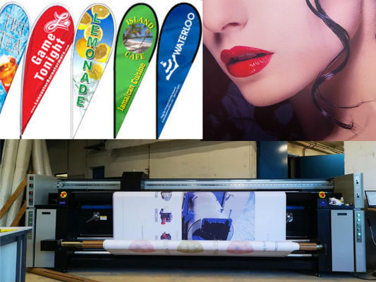 Συνεχής εκτυπωτής Inkjet σημαιών διαφήμισης εξάχνωσης