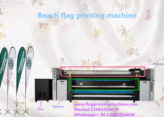 1400DPI διπλή μηχανή υφαντικής εκτύπωσης CMYK Inkjet 2000mm πλάτος