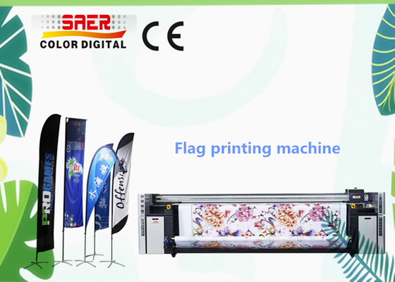 Διπλό CMYK μεγάλο σχήμα εκτυπωτών Inkjet εξάχνωσης χρωστικών ουσιών υφαντικό