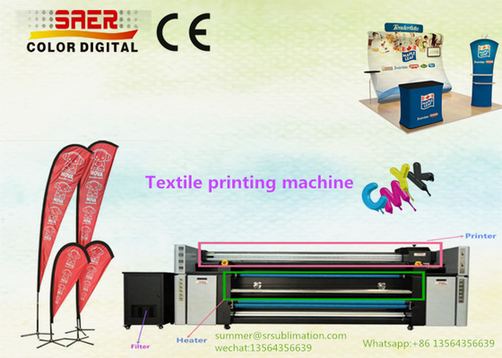 Dual CMYK Textile Printing System With High DPI Print Head