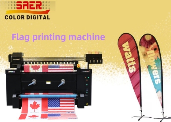Automatic Direct Textile Flags Banner Sublimation Flag Printing Machine Printer 1.2m Flag Banner Printer