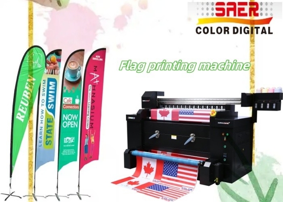 Flag Fabric Banner Roll Inkjet Sublimation Digital Printing Plotter Large Printer Flag Machine