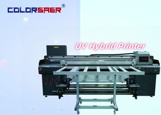 High Productivity UV Inkjet Hybrid Printer Print Size 1.8m With Roll To Roll And Irregular Shape Multifunction On Sale