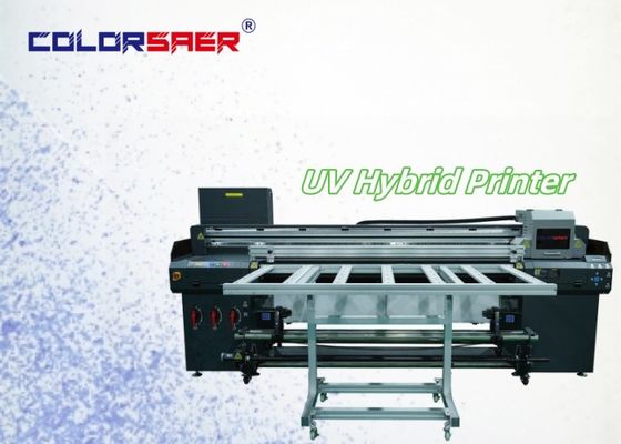 UV Hybrid Printer Flatbed And Roll To Roll Plotter For Metal Wood Glass Leather Canvas Flex Banners Vinyl