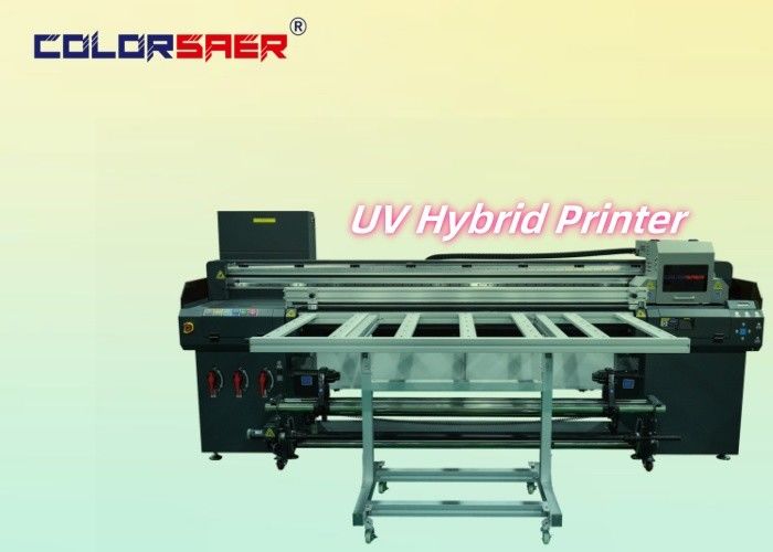 High Productivity UV Inkjet Hybrid Printer Print Size 1.8m With Roll To Roll And Irregular Shape Multifunction On Sale