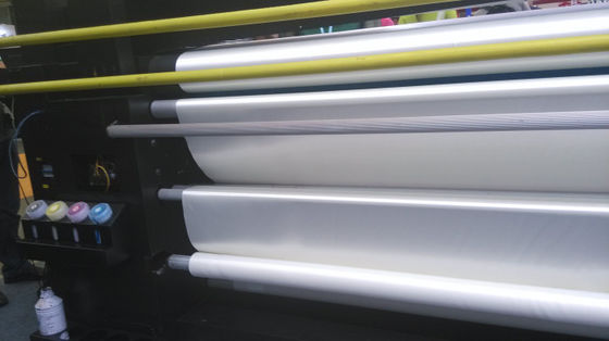 Διπλή DX7 τυπωμένων υλών μηχανή εκτύπωσης υφάσματος κεφαλιών ψηφιακή για την παραγωγή σημαιών