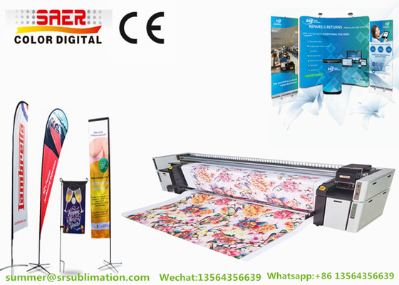 Υψηλή μηχανή υφαντικής εκτύπωσης DPI Inkjet με τα κεφάλια 4 κομματιών