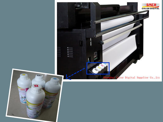 Διπλός ρόλος μηχανών εκτύπωσης υφάσματος καθρεφτών τεσσάρων χρώματος 380V για να κυλήσει