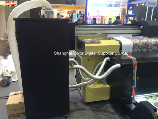 Υπαίθριος άμεσος λαϊκός επάνω εκτυπωτής υπηρεσιών υφαντικής εκτύπωσης με τεσσάρων Epson το κεφάλι τυπωμένων υλών