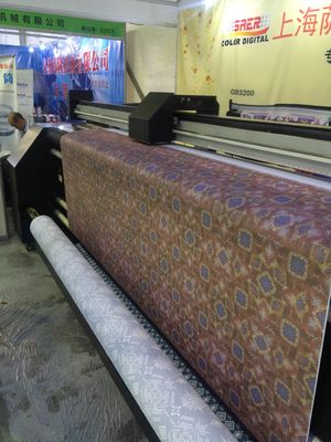 Επικεφαλής ψηφιακή μηχανή εκτύπωσης εξάχνωσης Epson για το διπλάσιο 4 χρώμα CMYK υφάσματος συνήθειας