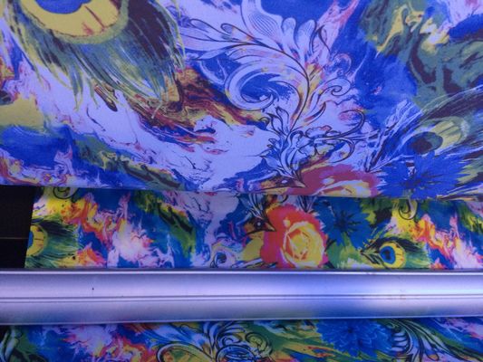 Επικεφαλής ψηφιακή μηχανή εκτύπωσης εξάχνωσης Epson για το διπλάσιο 4 χρώμα CMYK υφάσματος συνήθειας