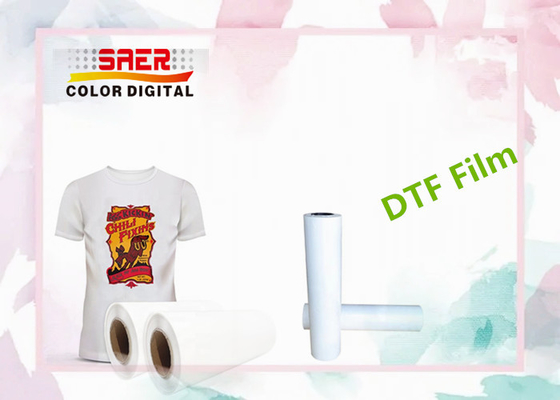 Ψηφιακός ρόλος ταινιών Dtf Pet εκτύπωσης Inkjet για τον εκτυπωτή μπλουζών