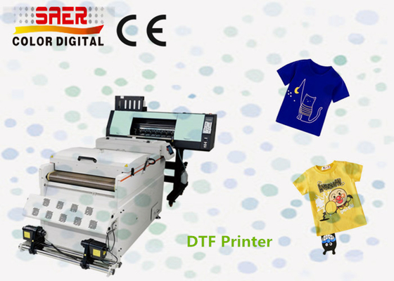 Ψηφιακό 60cm Inkjet T-shirt εκτυπωτικό μηχάνημα Μεταφορά θερμότητας PET ταινία DTF εκτυπωτής