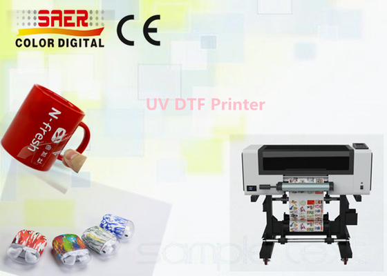 Α3 Μεγέθους UV DTF εκτυπωτής Μηχανή εκτύπωσης ψηφιακού λογότυπου για γυάλινη μεταλλική θήκη