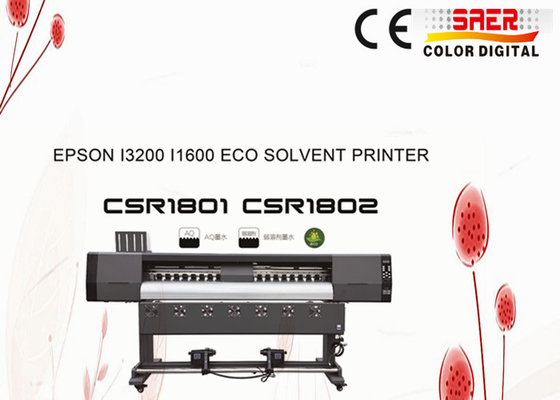 Σταθερή ποιότητα Eco Solvent εκτυπωτής Vinyl εκτυπωτής για εσωτερική / εξωτερική εκτύπωση