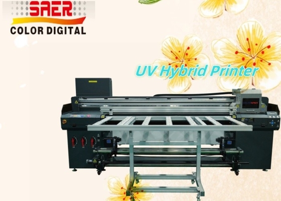 Υβριδικός επιφανειακός UV εκτυπωτής Roll-to-Roll Plotter Μεγάλη παραγωγικότητα Εταιρείες παραγωγής Εταιρείες διαφήμισης
