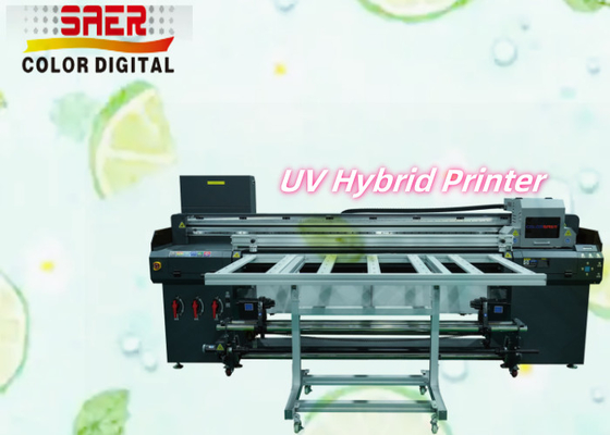 Αυτοματοποιημένος ψηφιακός υβριδικός UV Inkjet Plotter Νέα κατάσταση Roll to Roll και Flatbed UV υβριδικός εκτυπωτής