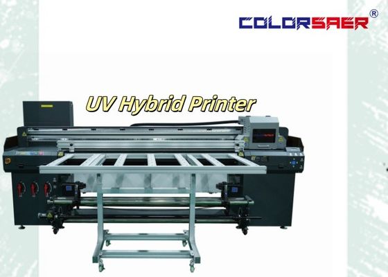 6 ποδιών ψηφιακό UV Plotter Flatbed & Roll To Roll UV υβριδική εκτυπωτική μηχανή με λογισμικό Maintop ή ONYX
