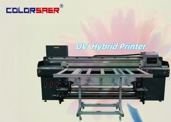 6 πόδια Flatbed & Roll για να κυλήσει όλα σε ένα υβριδικό εκτυπωτή για διαφορετικά υλικά