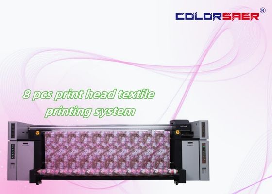 Κατασκευαστής 8 PCs Print Head Direct To Cotton Fabric Τυπογραφική μηχανή