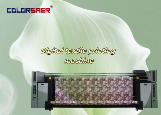 Epson Head Ψηφιακός Εκτυπωτής Υφασμάτων 3.2m Πλάτος CMYK Εξάχνωση