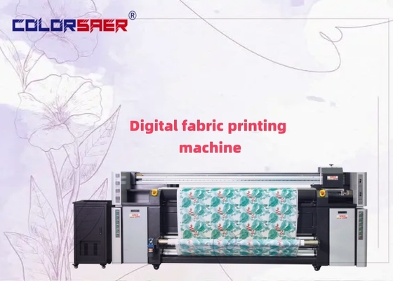 COLOR SAER Μεγάλο μορφότυπο Roll to Roll Polyester & Cotton Υφασματικό σύστημα εκτύπωσης