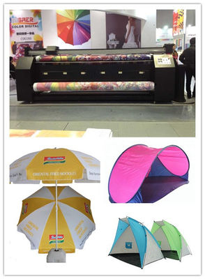 υφαντικός εκτυπωτής μεγάλου σχήματος 3.2m, υψηλή μηχανή εκτύπωσης υφάσματος καθορισμού