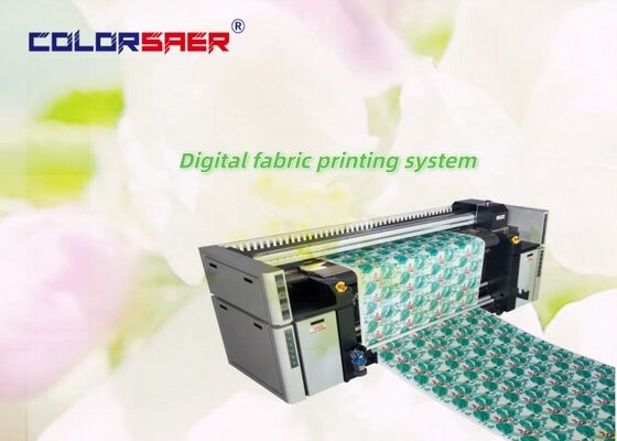 SAER Υψηλής Ποιότητας Πολυλειτουργικός εκτυπωτής υφασμάτων 4 χρωμάτων ή 8 χρωμάτων με σύστημα θέρμανσης ολόκληρου του σετ με μελάνι pigment ή μελάνι εξάχνωσης