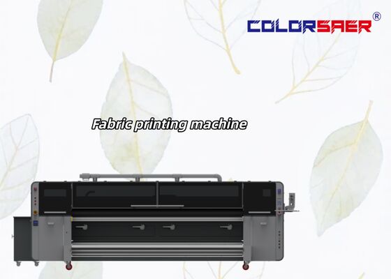 Μηχανή εκτύπωσης κλωστοϋφαντουργικών προϊόντων μεγάλης μορφής SAER Company Νέο Μοντέλο CSR3200 Pro με 4 κεφαλές KJ4B-QL για εκτύπωση εξάχνωσης