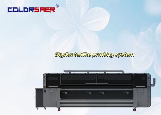 High DPI Fabric Printer For Knitted and Woven Fabrics Roll To Roll Plotter With Sulimation & Pigment ink