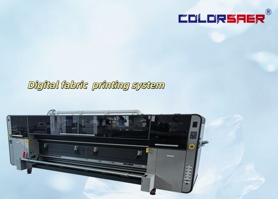 SAER Πλήρως Αυτόματη Ψηφιακή Μηχανή Άμεσης Εκτύπωσης Υφασμάτων με 4 & 8 κεφαλές εκτύπωσης i3200A1 για Βαμβάκι & Πολυεστέρα